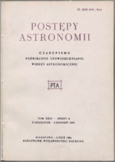 Postępy Astronomii 1983, T. 31 z. 4