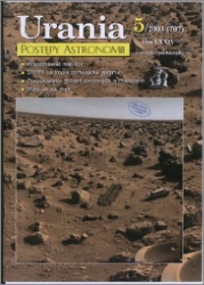 Urania - Postępy Astronomii 2003, T. 74 nr 5 (707)