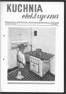 Kuchnia Elektryczna 1939, R. 3, nr 2