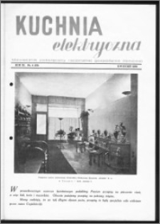 Kuchnia Elektryczna 1939, R. 3, nr 4