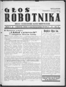 Głos Robotnika 1938, R. 1, nr 3