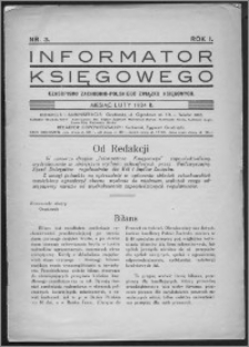 Informator Księgowego 1933/1934, R. 1, nr 3