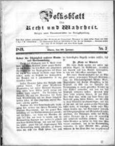 Volksblatt 1849, nr 3