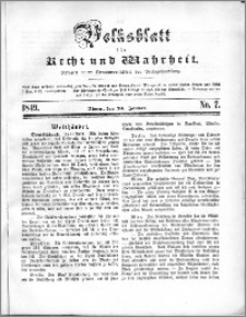 Volksblatt 1849, nr 7