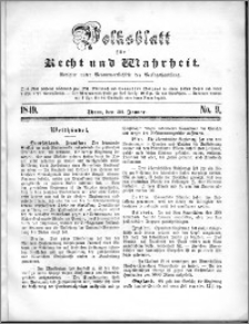 Volksblatt 1849, nr 9