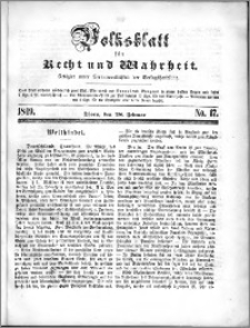 Volksblatt 1849, nr 17