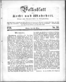 Volksblatt 1849, nr 20