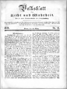 Volksblatt 1849, nr 21