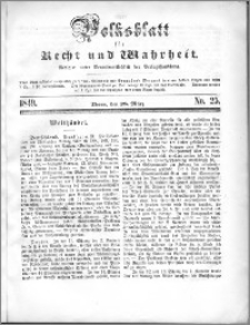 Volksblatt 1849, nr 25