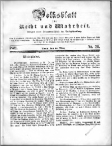 Volksblatt 1849, nr 26