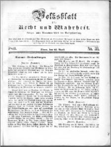 Volksblatt 1849, nr 33