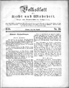 Volksblatt 1849, nr 34