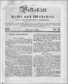 Volksblatt 1849, nr 35
