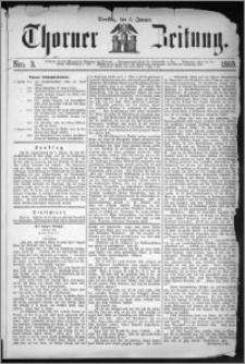 Thorner Zeitung 1869, No. 3 + Beilagenwerbung