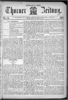 Thorner Zeitung 1869, No. 14