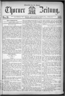 Thorner Zeitung 1869, No. 19 + Beilagenwerbung