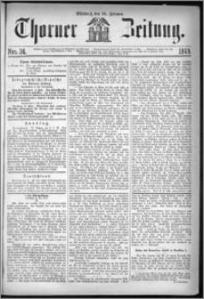 Thorner Zeitung 1869, No. 34