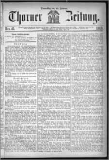 Thorner Zeitung 1869, No. 41