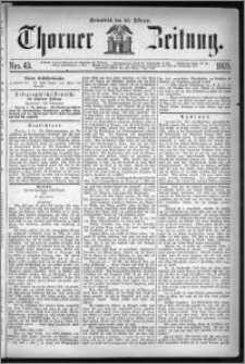 Thorner Zeitung 1869, No. 43