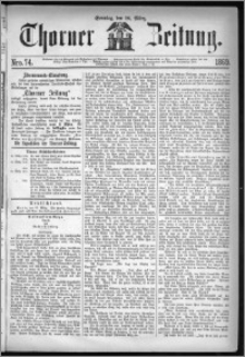 Thorner Zeitung 1869, No. 74