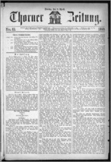 Thorner Zeitung 1869, No. 83 + Beilagenwerbung