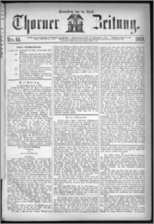 Thorner Zeitung 1869, No. 84