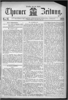 Thorner Zeitung 1869, No. 92