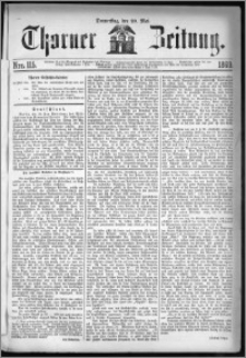 Thorner Zeitung 1869, No. 115 + Beilagenwerbung