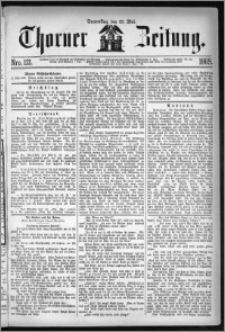 Thorner Zeitung 1869, No. 121 + Beilagenwerbung