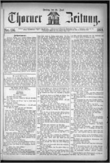 Thorner Zeitung 1869, No. 134 + Beilagenwerbung