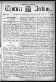 Thorner Zeitung 1869, No. 204 + Beilagenwerbung