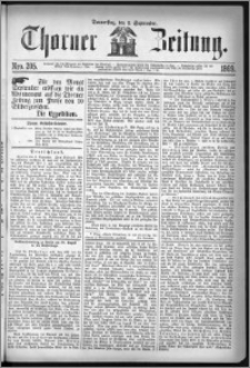 Thorner Zeitung 1869, No. 205