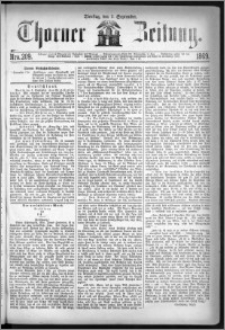 Thorner Zeitung 1869, No. 209