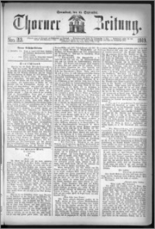 Thorner Zeitung 1869, No. 213 + Beilagenwerbung