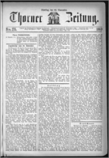 Thorner Zeitung 1869, No. 275