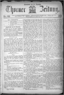 Thorner Zeitung 1869, No. 303 + Beilagenwerbung