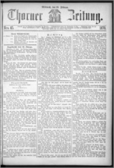 Thorner Zeitung 1870, No. 45