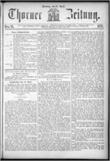 Thorner Zeitung 1870, No. 91