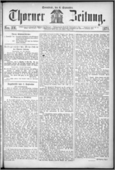Thorner Zeitung 1870, No. 206