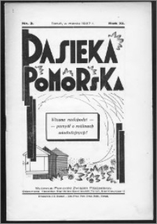 Pasieka Pomorska 1937, R. 11, nr 3