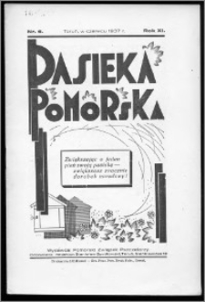 Pasieka Pomorska 1937, R. 11, nr 6
