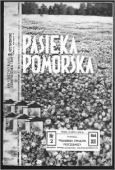 Pasieka Pomorska 1938, R. 12, nr 2