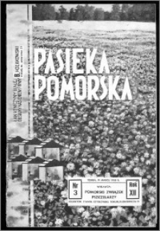 Pasieka Pomorska 1938, R. 12, nr 3