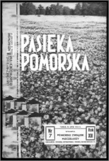 Pasieka Pomorska 1938, R. 12, nr 7
