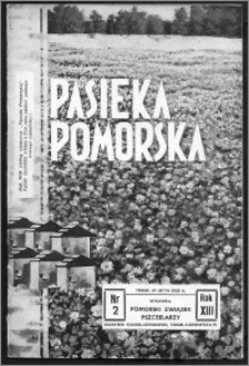 Pasieka Pomorska 1939, R. 13, nr 2