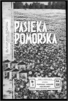 Pasieka Pomorska 1939, R. 13, nr 3