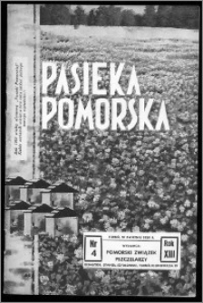Pasieka Pomorska 1939, R. 13, nr 4
