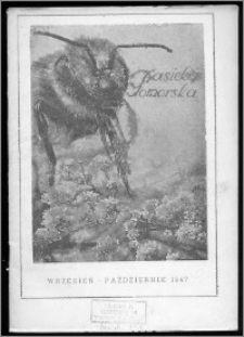 Pasieka Pomorska 1947, R. 21, nr 9-10