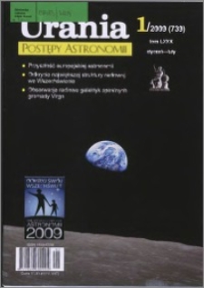 Urania - Postępy Astronomii 2009, T. 80 nr 1 (739)