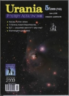 Urania - Postępy Astronomii 2009, T. 80 nr 5 (743)